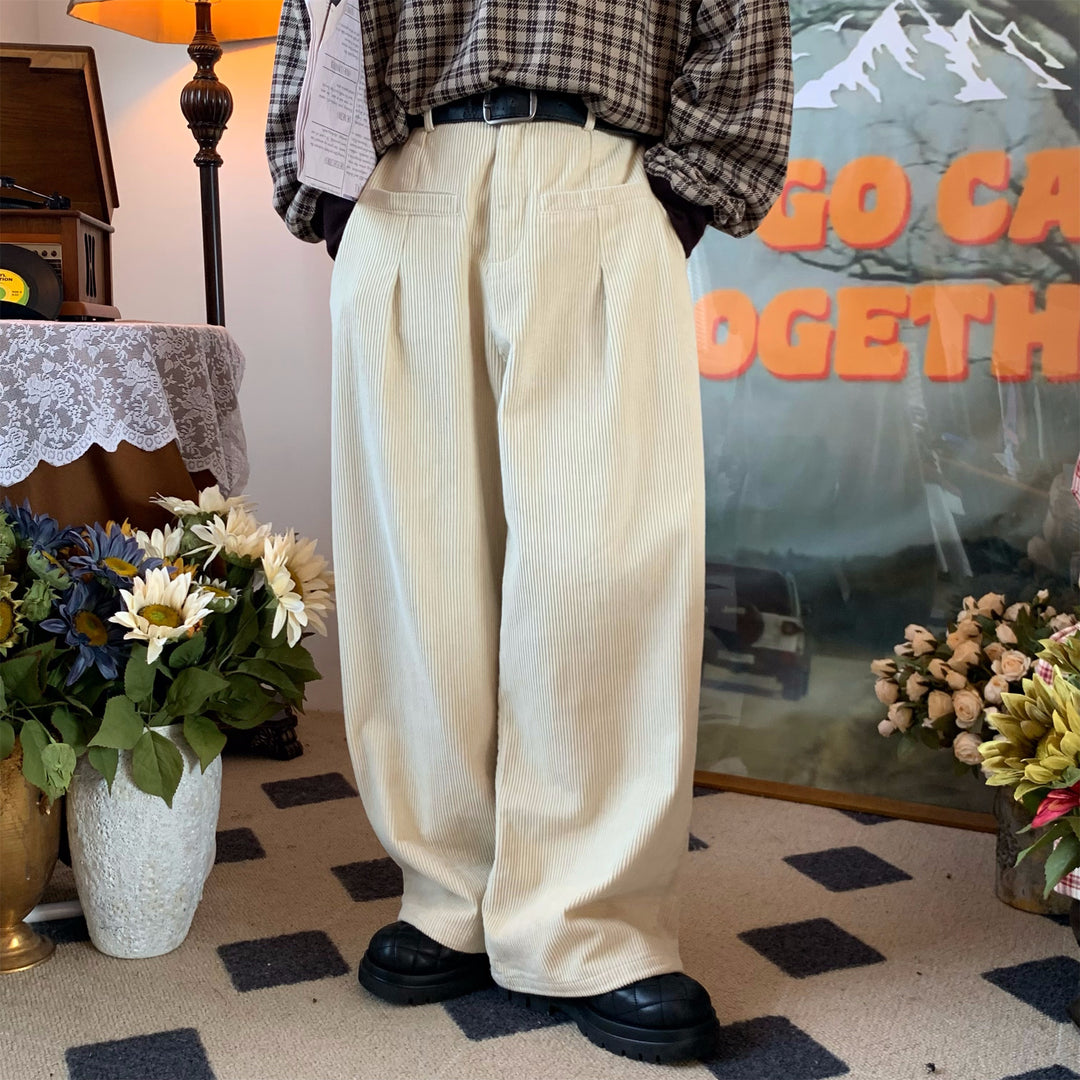 wide corduroy trousers