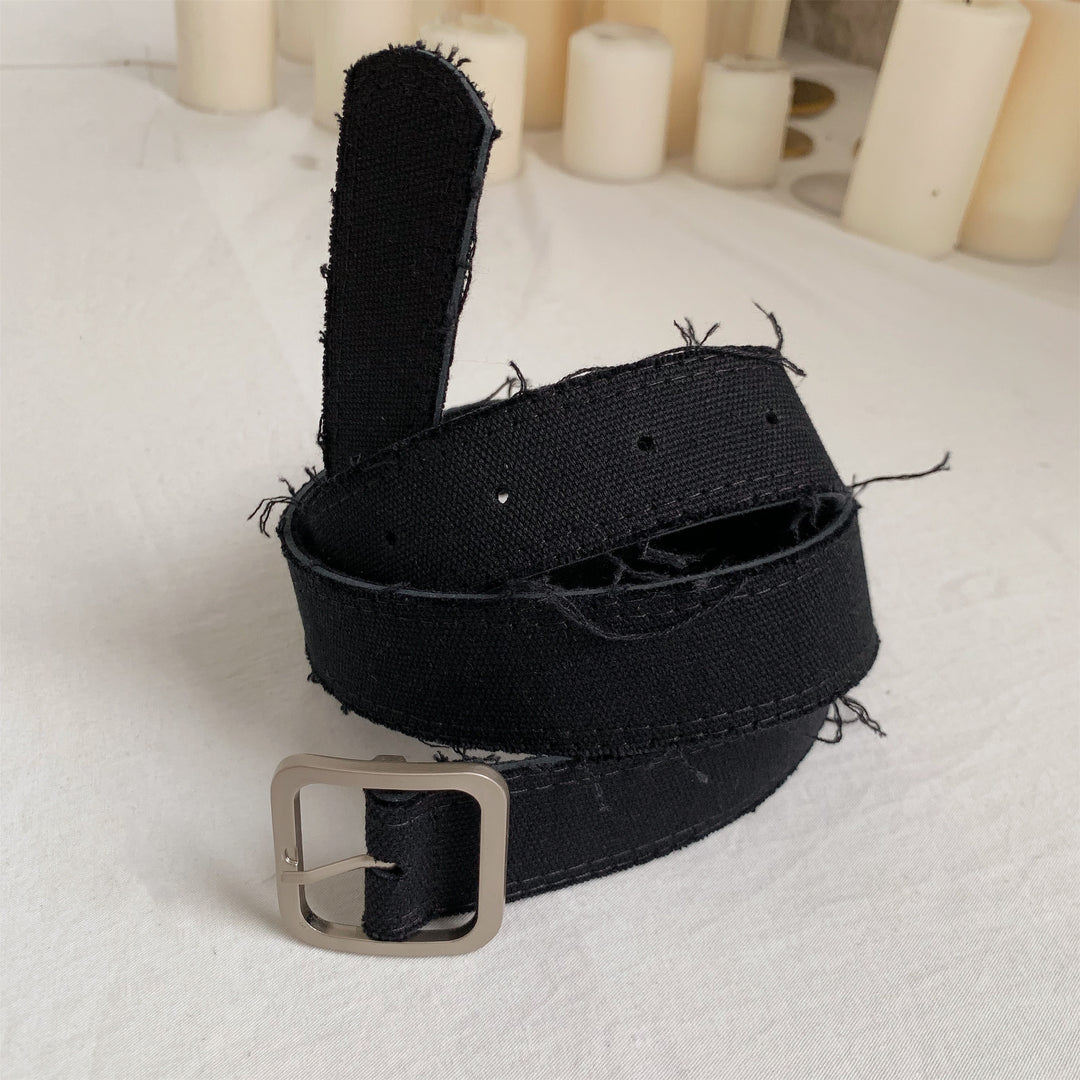 distressed belt