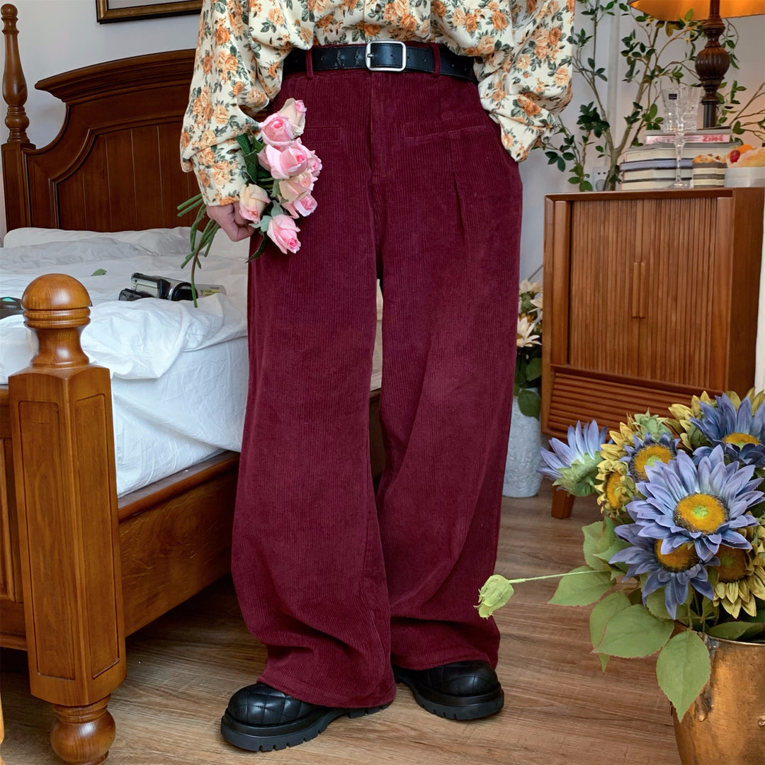 wide corduroy trousers